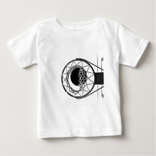 アールポップ・アートのバスケットボール ベビーTシャツ