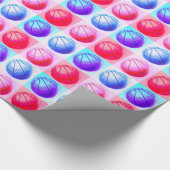 アールポップ・アートのバスケットボール ラッピングペーパー (角)