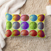 アールポップ・アートのバスケットボール ランバークッション (ブランケット)