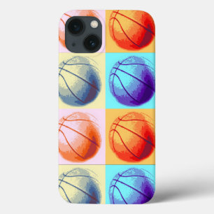 アールポップ・アートのバスケットボール iPhone 13ケース