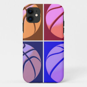 アールポップ・アートのバスケットボール iPhone 11 ケース