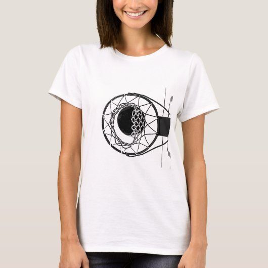 アールポップ・アートのバスケットボール Tシャツ (正面)