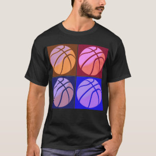アールポップ・アートのバスケットボール Tシャツ
