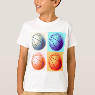 アールポップ・アートのバスケットボール Tシャツ