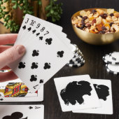 アールポップ・アートのバッファローバイソンシルエット トランプ (インサイチュ)