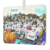 アールポップ・アートのバミューダセラミック カーエアーフレッシュナー (左)