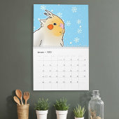 アールポップ・アートのバーズ第3巻コッカティエ鮮やかルハミングバード カレンダー