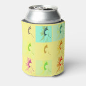 アールポップ・アートのヒマワリ 缶クーラー (缶裏面)