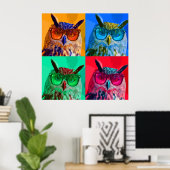 アールポップ・アートのフウ ポスター (ホームオフィス)