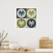 アールポップ・アートのフォスボール ポスター (キッチン)