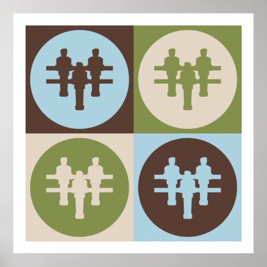 アールポップ・アートのフォスボール ポスター (正面)