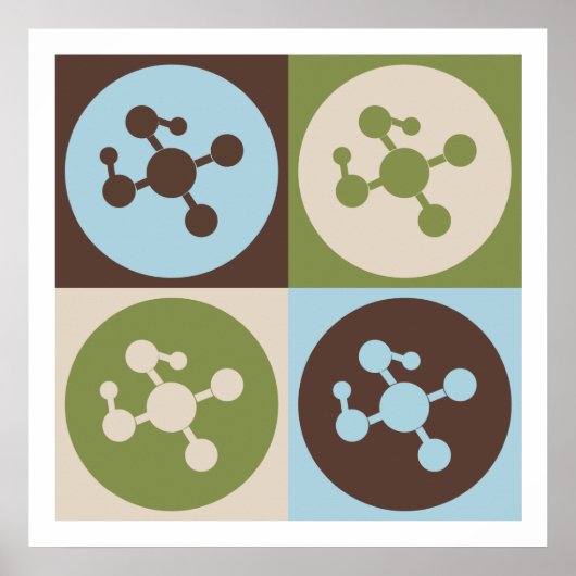 アールポップ・アートのポリマー化学 ポスター (正面)