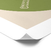 アールポップ・アートのラケットボール ポスター (角)