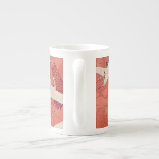 アール日本のトリモンドクレーン骨中国マグ ボーンチャイナマグカップ (裏面)