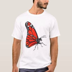 アール絵を描(昆虫)オオカバマダラ、モナークバタフライ Tシャツ