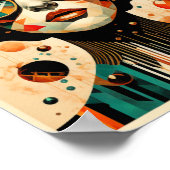 アール・デコ・ガール ポスター (角)