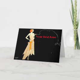 アール・デコ ラッセル・パターソン サンキューカード