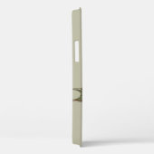 アール・ヌーボー様式の古い絵画 - 本に座るフクロウとコイン Case-Mate iPhoneケース (裏面 / 右)