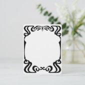 アール・ヌーボー額縁 招待状 (スタンド正面)