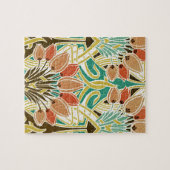 アール・ヌーボー・パターン #11 ジグソーパズル (横)