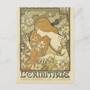 アール・ヌーボー ポストカード - L'ermitage