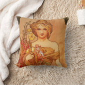 アール・ヌーボー 枕 (ブランケット)