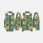 アール・ヌーヴォーなすの花　青と金　花のヴェルヌイユ フェイバーボックス (折り畳みなし)