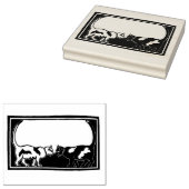 アール・ヌーヴォーな猫たち ラバースタンプ (押印)