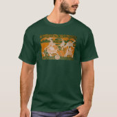 アール・ヌーヴォーのオートバイ Werner Cycling ヴィンテージTシャツ Tシャツ (正面)
