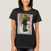 アール・ヌーヴォーのクリスマス スクリブナーズの表紙 1895年 Tシャツ (正面)