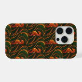 アール・ヌーヴォーのタツノオトシゴ  iPhoneケース (裏面横)