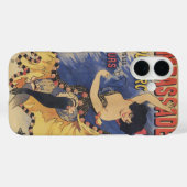 アール・ヌーヴォーのダンサー フランスのヴィンテージポスター Case-Mate iPhoneケース (裏面 (横))