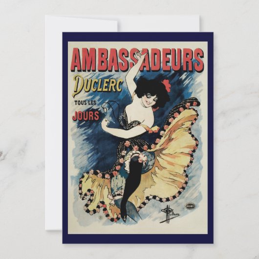アール・ヌーヴォーのフラメンコダンサー、Les+Ambassadeurs (正面)