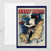 アール・ヌーヴォーのフラメンコダンサー、Les+Ambassadeurs (正面/裏面)