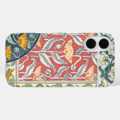 アール・ヌーヴォーのポピー花のヴィンテージ フラワー アート Case-Mate iPhoneケース (裏面 (横))