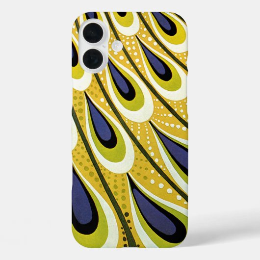 アール・ヌーヴォーの名作、マクミラン・クジャクの羽根 Case-Mate iPhoneケース (裏面)