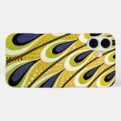 アール・ヌーヴォーの名作、マクミラン・クジャクの羽根 Case-Mate iPhoneケース (裏面 (横))