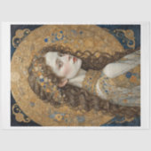 アール・ヌーヴォーの女性と花 - クリムトへのオマージュ 薄葉紙 (正面)