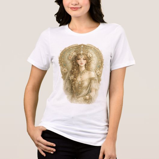 アール・ヌーヴォーの女王 トライブレンドTシャツ (正面)