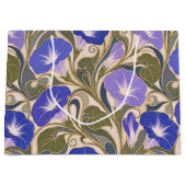 アール・ヌーヴォーの朝顔 ラージペーパーバッグ (正面)