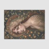 アール・ヌーヴォーの森の乙女デコパージュ 薄葉紙 (正面)