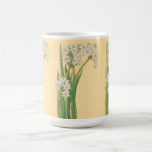 アール・ヌーヴォーの水仙の花 コーヒーマグカップ (中央)