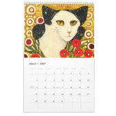 アール・ヌーヴォーの猫たち – 2026年カレンダー カレンダー (3月 2027)