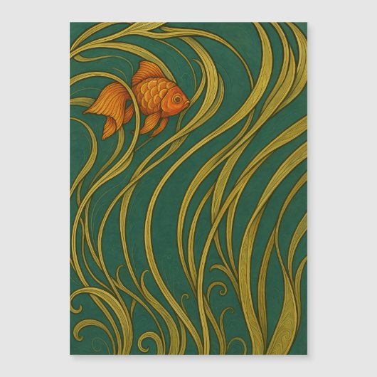 アール・ヌーヴォーの金魚 (正面)