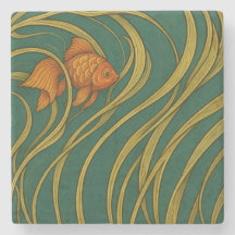 アール・ヌーヴォーの金魚