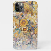 アール・ヌーヴォー様式の花のデザインを個人化 Case-Mate iPhoneケース (裏面)