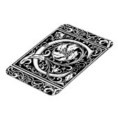 アール・ヌーヴォー様式のC文字 中世モノグラム マグネット (左側)