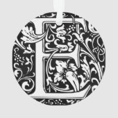 アール・ヌーヴォー様式のEモノグラム(中世風) オーナメント (裏面)