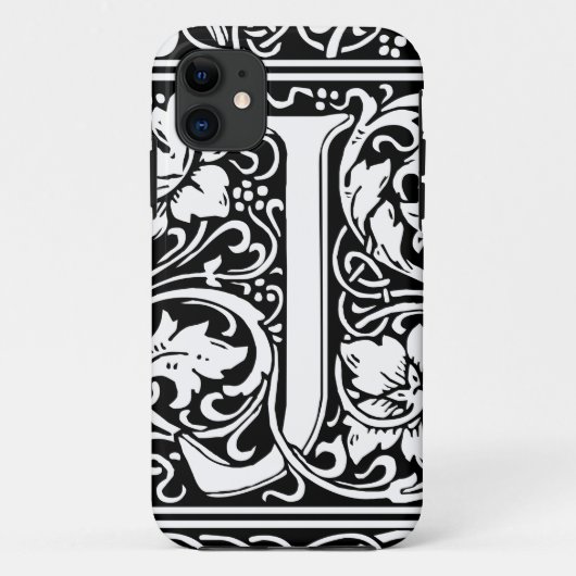 アール・ヌーヴォー様式のJモノグラム(中世風) Case-Mate iPhoneケース (裏面)