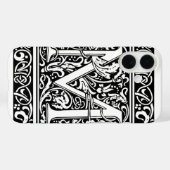 アール・ヌーヴォー様式のMのモノグラム Case-Mate iPhoneケース (裏面 (横))
